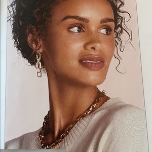 Eddie Borgo Supra Link Collar Necklace & Earrings